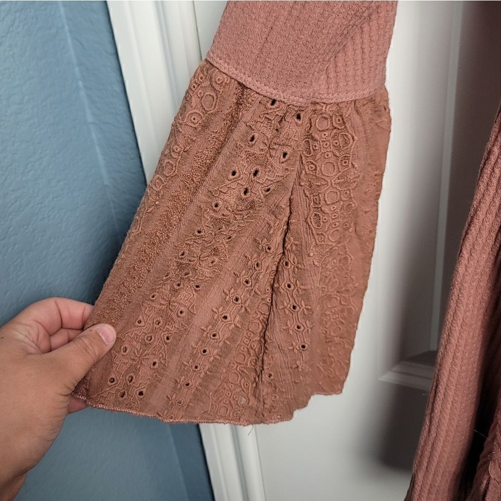 FREE PEOPLE Dusty Rose Top - Picture 3 of 11